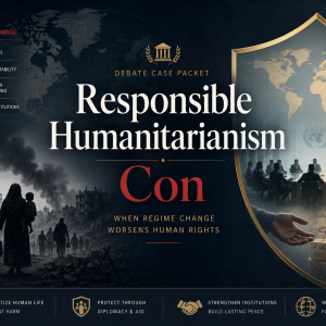 NSDA PFD Nationals Responsible Humanitarianism Con